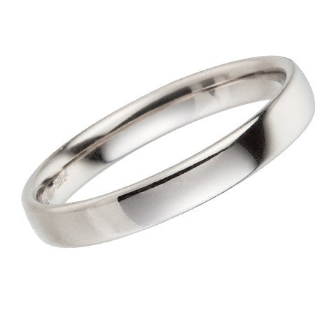 3mm platinum wedding ring
