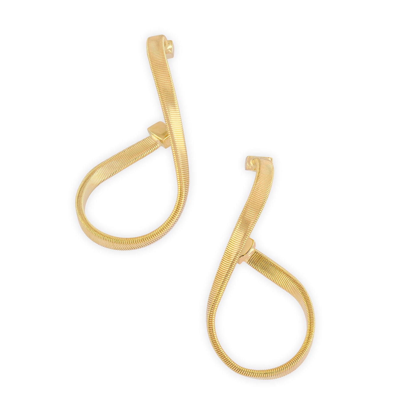 Marrakech New 18ct yellow gold hoop earrings by Marco Bicego