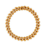 French 18ct yellow gold link bracelet