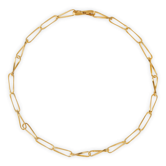 Marrakech Onde 18ct yellow gold link necklace by Marco Bicego