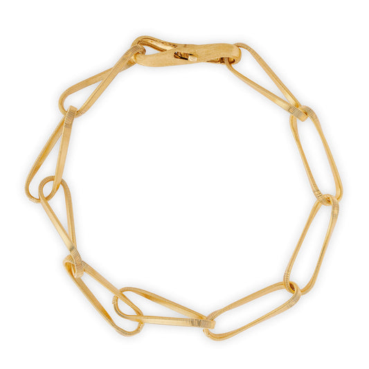 Marrakech Onde 18ct yellow gold link bracelet by Marco Bicego