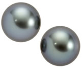 9-9.5mm Tahitian pearl earstuds