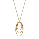 Marrakech Onde 18ct yellow gold and diamond pendant by Marco Bicego