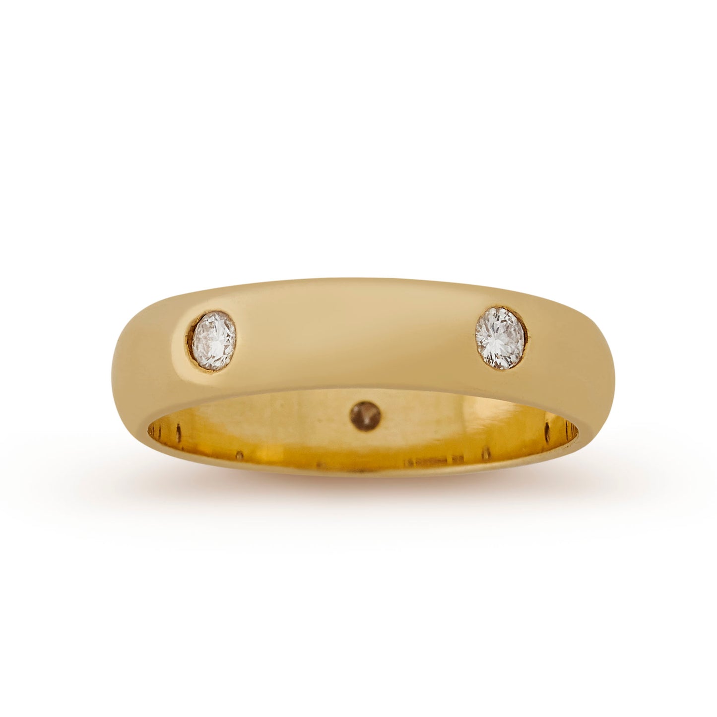 18ct yellow gold and diamond wedding/eternity ring