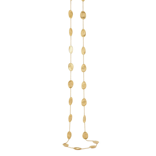 Lunaria 18ct yellow gold 92cm necklace by Marco Bicego