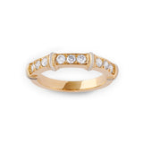 18ct yellow and white gold and diamond ring by Cartier